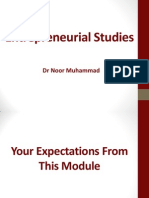Entrepreneurial Studies: DR Noor Muhammad