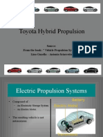 Toyota Hybrid Propulsion: Source: From The Book: " Vehicle Propulsion Systems" Lino Guzella - Antonio Sciarretta