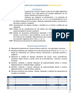B4 - Dosificación Bimestral de La Asignatura de Matemáticas Ii PDF
