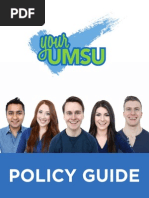 Download Your UMSU Policy Guide by Your UMSU SN256860904 doc pdf