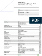 Zelio Logic Sr3b261fu, Data Sheets