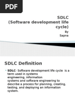 SDLC (Software Development Life Cycle) : by Sapna