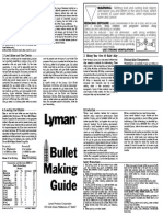 Lyman Bullet Making Guide For All Moulds