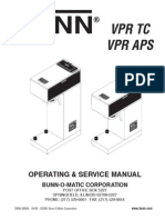 VPR TC VPR Aps: Operating & Service Manual