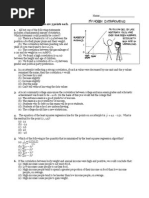 AP Statistics - 2014-2015 Semester 1 Test 3