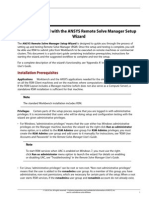 Getting Started With The ANSYS Remote Solve Manager Setup Wizard