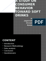 A Study On Consumer Behavior Toward Soft Drinks