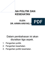 Makna Politik Dan Kesehatan