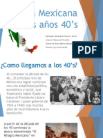 Ética Mexicana en Los Años 40's
