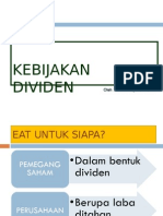 Kebijakan Deviden 