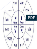 Ohms Watts Law