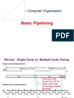 Basic Pipelining: CS2100 - Computer Organization