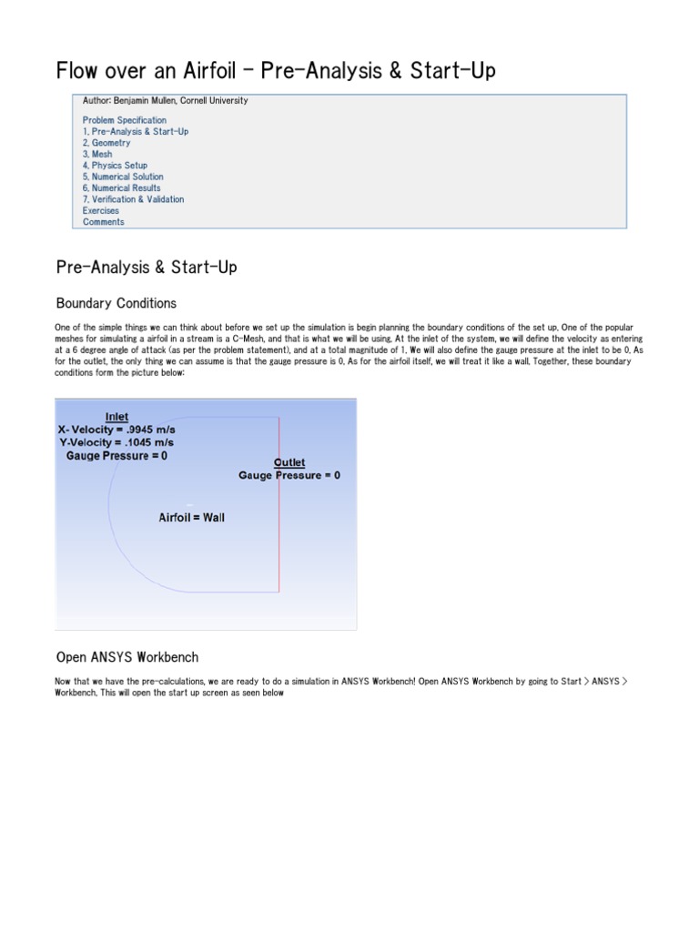 Airfoil Flow Simulation Setup Guide | PDF | Lift (Force) | Fluid Dynamics