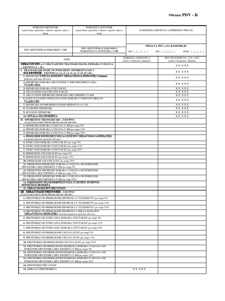 PDV K | PDF