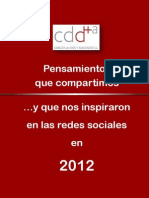 Pensamientos Compartidos Cddya 2012