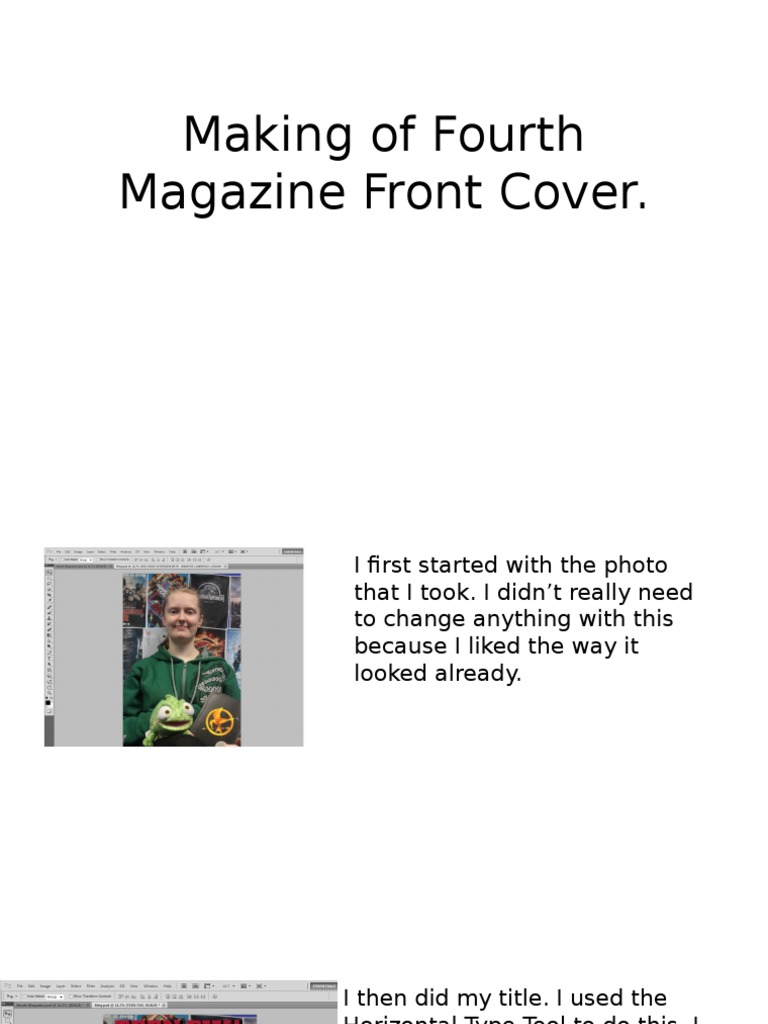 Making of Fourth Front Cover | PDF