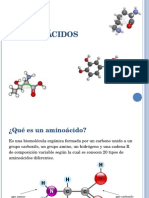 Aminoácidos, Proteínas y Enzimas