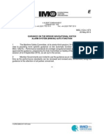 Guidance On The Bridge Navigational Watch Alarm System (Bnwas) Auto Function