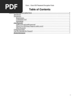 Cisco IOS Password Encryption Facts