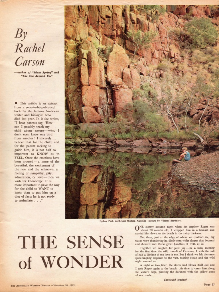 Rachel Carson - Sense of Wonder 1 PDF | PDF