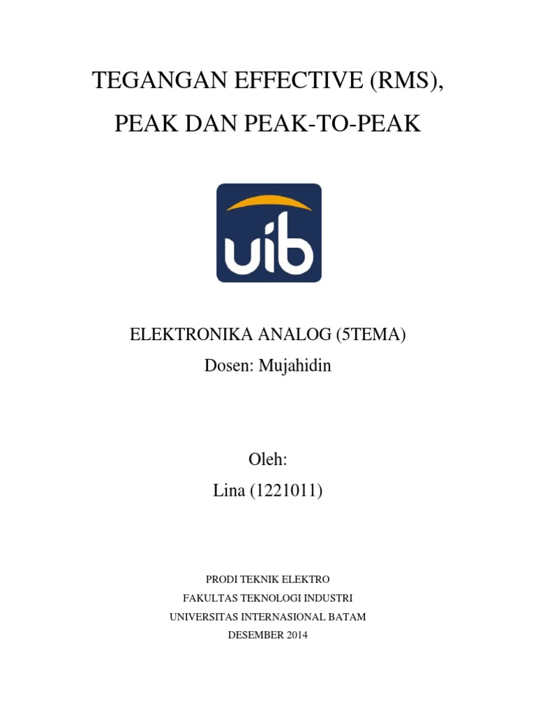 Perbedaan Vrms, Vp dan Vpp