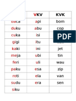 kosa kata BM tahap 1