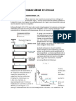 Preparación de Peliculas