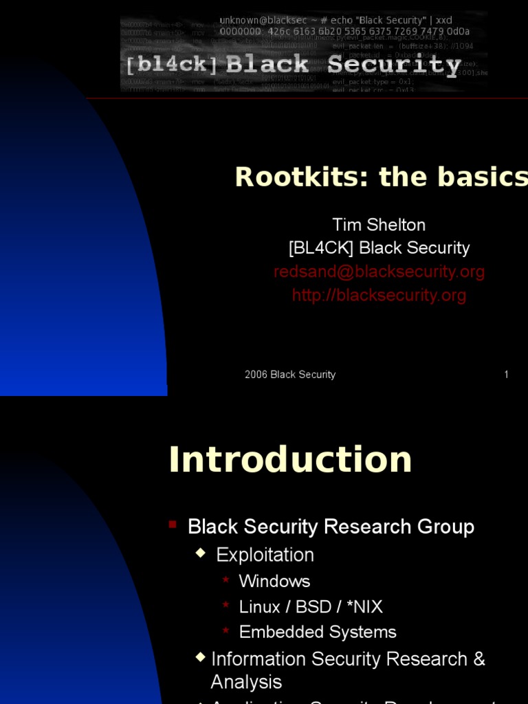 Rootkit Basics PDF Kernel (Operating System) Microsoft Windows