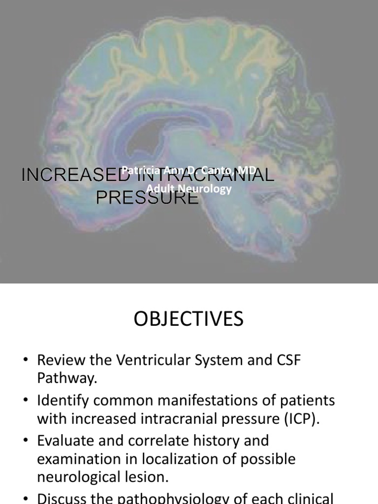 Understanding Increased Intracranial Pressure | PDF | Cerebrospinal ...