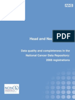 Data Qualit and Completeness in the National Cancer Data Rep