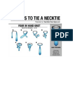 Diff. Kinds of Knots of Tie