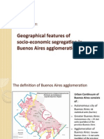 Geographic Features of Socioeconomic Segregation in Buenos Aires