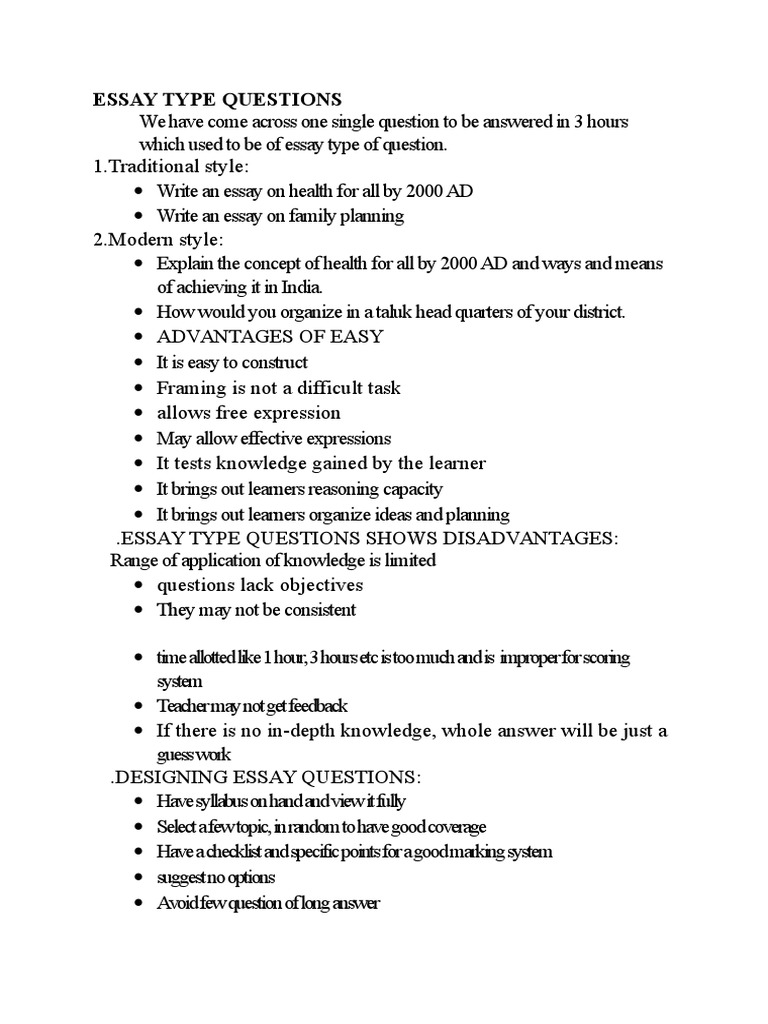 Comparing Essay and Multiple Choice Question Formats for Evaluating
