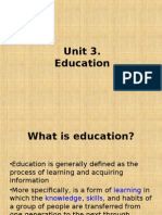 Unit 3 - Education