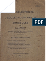 E.tricot - Cours D'électricité (1913)