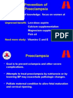 Prevention of Preeclampsia