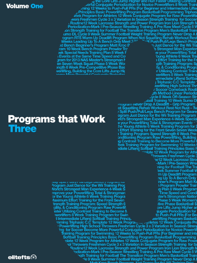 Programs That Work 3.1 | PDF | Muscle Contraction | Strength Training