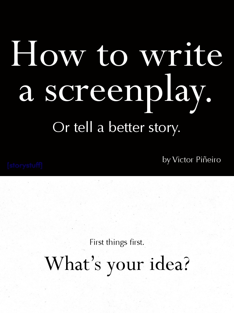 How To Write A Screenplay Pdf Hero Screenplay