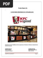 Project Report On KFC Bhoomika