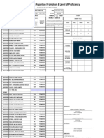 School Form 5 (SF 5) Report On Promotion & Level of Proficiency