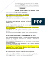 Examen de Crimen Organizado-Actualizado - Resuelto