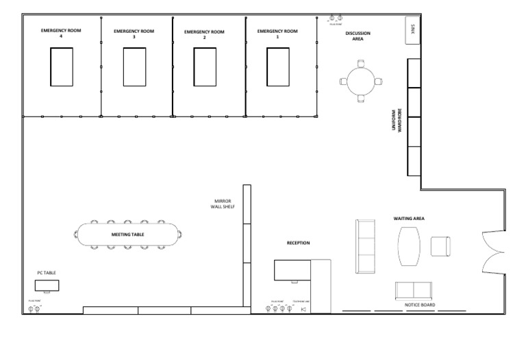 Hospital Layout Essentials | PDF