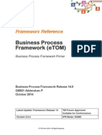 Business Process Framework (eTOM) : Frameworx Reference