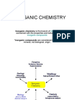 Inorganic Chemistry Is The Branch of