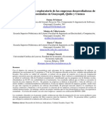 Estudio Estadístico Empresas Desarrollo SW Ecuador