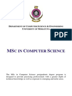 MSc Course Information 2015