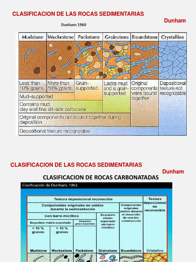 Clasificación de Rocas Carbonatadas | PDF