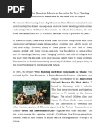 Ghana School Project - Introduction of Waterboxx Technology Facilitates Trees Planting in Dry Regions 