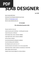 Download Slab Designer as per  IS 456-2000 by mofizahmed SN25692654 doc pdf