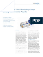 Custom Taqman SNP Genotyping Assays Simplify Your Genomic Projects